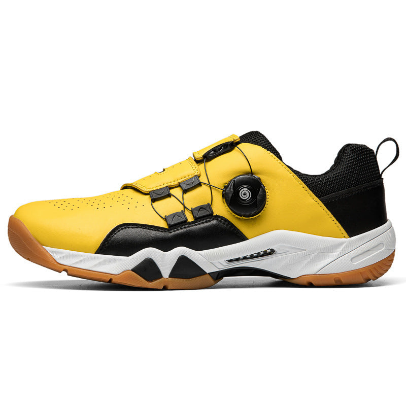 Non-Slip Tennis & Badminton Shoes – Breathable Lace-Up Sneakers with Rotating Buckle for Secure Fit - Euphoryas Tennis Co.