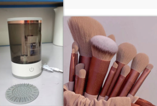 Portable Electric Makeup Brush Cleaner – USB Rechargeable Eye Shadow Brush Cleaning Tool - Yas & Co.