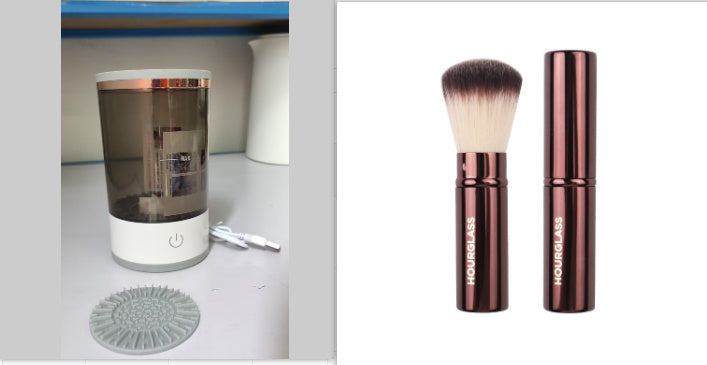 Portable Electric Makeup Brush Cleaner – USB Rechargeable Eye Shadow Brush Cleaning Tool - Yas & Co.
