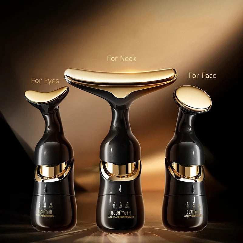 3-in-1 Face Massager – Neck, Facial, and Eye Massage - Euphoryas Permanent Makeup by Yas