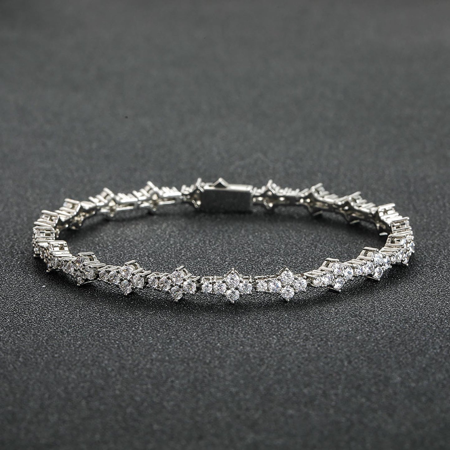 Plum Tennis Chain Men's Hip Hop Bracelet - Euphoryas Tennis Co.