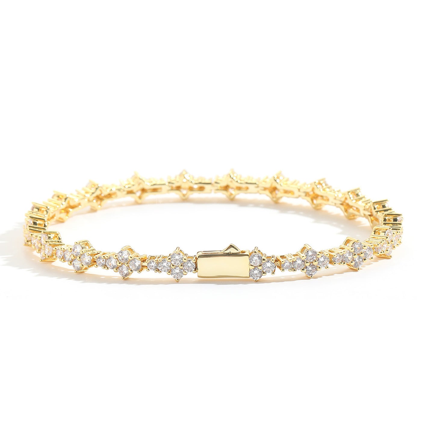 Plum Tennis Chain Men's Hip Hop Bracelet - Euphoryas Tennis Co.
