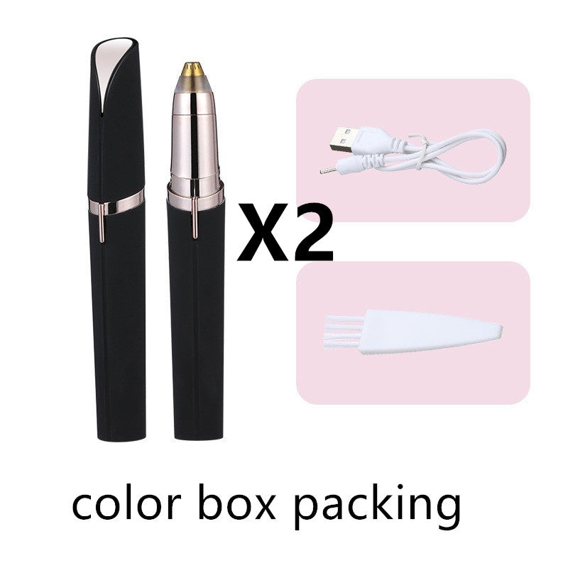 Professional Eyebrow Epilator & Shaper – Complete Makeup Kit for Women, Eyebrow Trimmer & Facial Razor - Yas & Co.