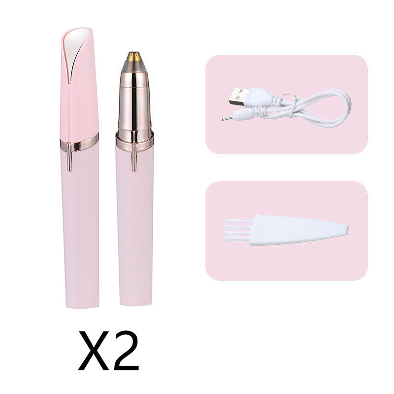 Professional Eyebrow Epilator & Shaper – Complete Makeup Kit for Women, Eyebrow Trimmer & Facial Razor - Yas & Co.