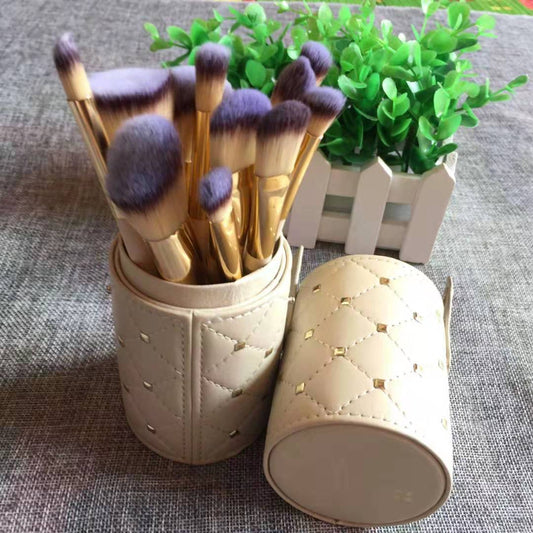 Makeup brush set 12 makeup buckets - Yas & Co.
