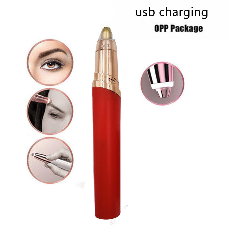 Professional Eyebrow Epilator & Shaper – Complete Makeup Kit for Women, Eyebrow Trimmer & Facial Razor - Yas & Co.