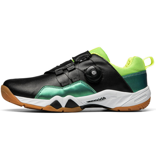 Non-Slip Tennis & Badminton Shoes – Breathable Lace-Up Sneakers with Rotating Buckle for Secure Fit - Euphoryas Tennis Co.