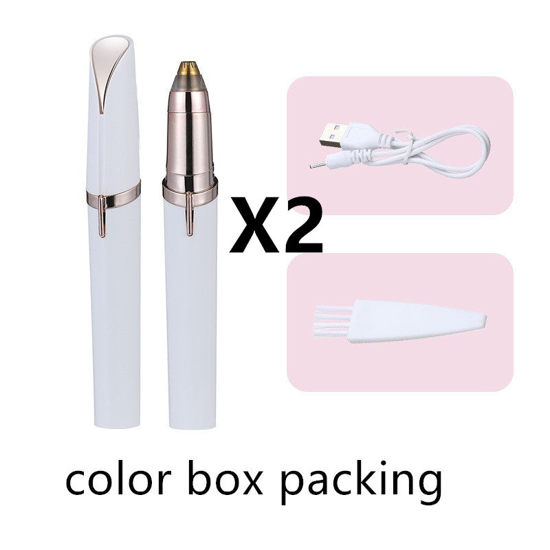 Professional Eyebrow Epilator & Shaper – Complete Makeup Kit for Women, Eyebrow Trimmer & Facial Razor - Yas & Co.