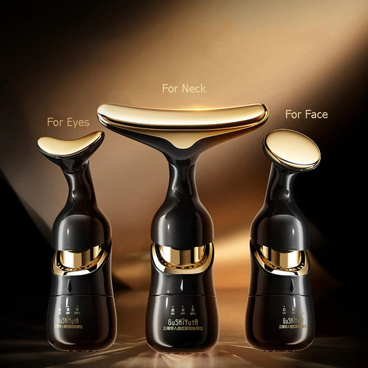 3-in-1 Face Massager – Neck, Facial, and Eye Massage - Euphoryas Permanent Makeup by Yas